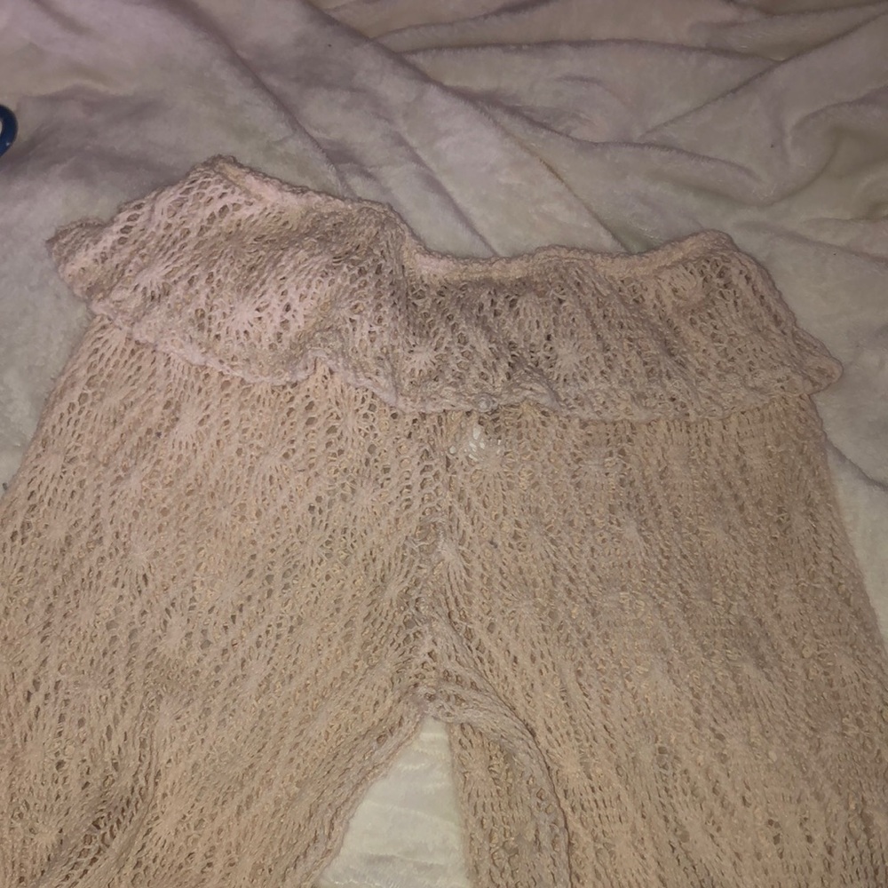 see through beach pants